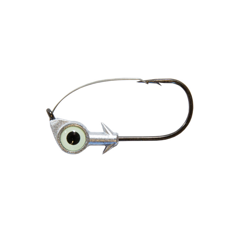 Z Man Weedless Eye Jighead, 3/16oz Glow 3pk