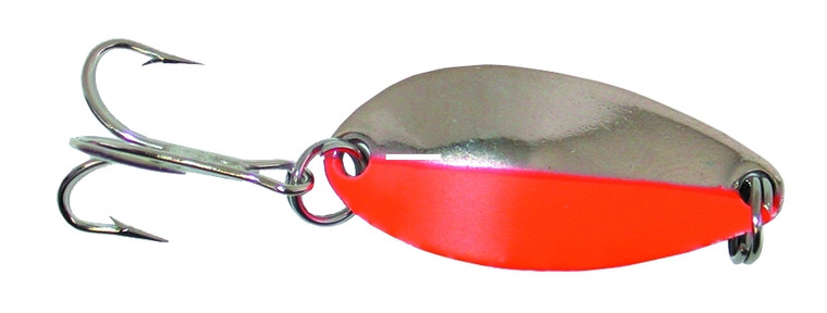 Acme Little Cleo 1/8oz - Nickel Fluor Orange Stripe