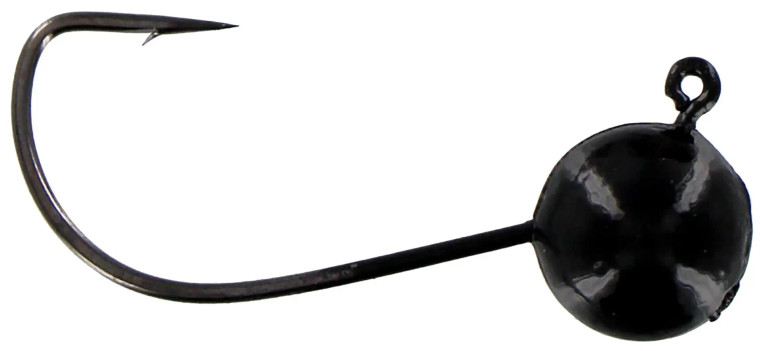 Big Bite Baits 1/4oz Wacky Head 5pk - Black
