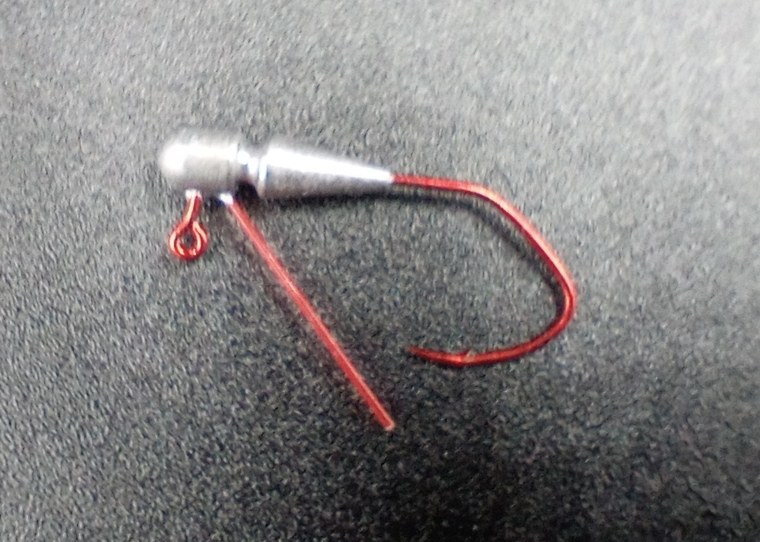 Cherokee Weedless Jighead - 8pk 1/16oz sz2 Red Sickle