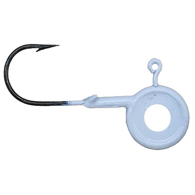 Leland's Lures Eye Hole Tungsten Jighead 1/16oz - White