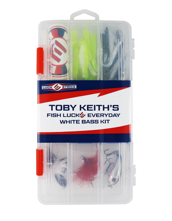Luck E Strike - Toby Keith 50pc White Bass Kit