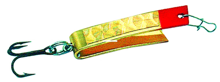 Luhr-Jensen - Super Duper 1-1/8" 1/12oz - Brass Red Head