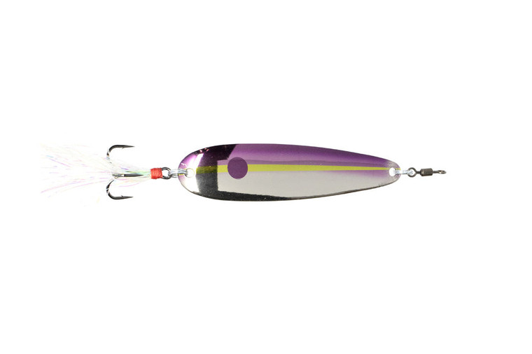 Nichols Lures 4" Lake Fork Flutter Spoon Purple Threadfin 3/4oz