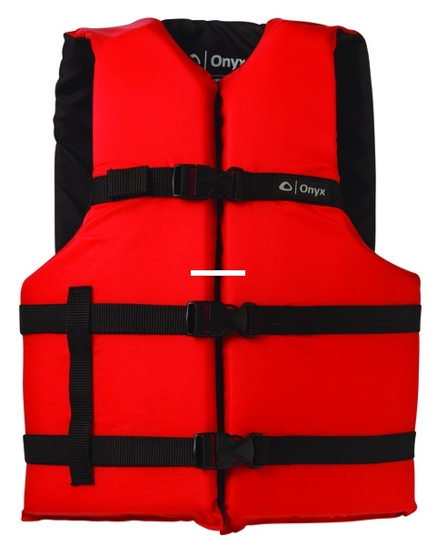 Onyx Outdoor General Purpose PFD, Red - Size Adult Oversized