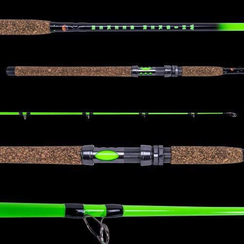 Whisker Seeker - WST FMJ 7'6" 1PC MH Spin V2 Green