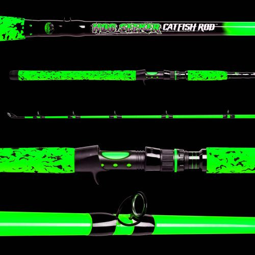 Whisker Seeker - WST HogSeeker Rod - 7'6 1pc Spinning Green
