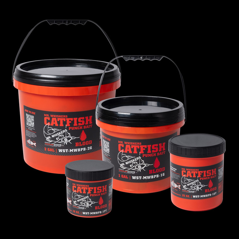 Whisker Seeker - WST Mr. Whiskers Punch Bait Gallon - Blood