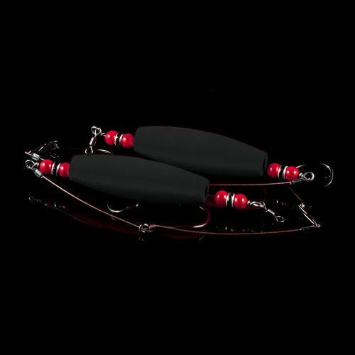 Whisker Seeker - WST Stingers Rig 2pk - Black