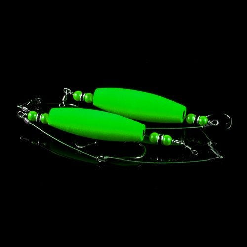 Whisker Seeker - WST Stingers Rig 2pk - Green