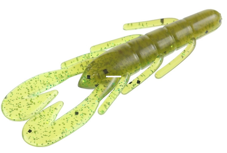 Zoom Micro UV Speed Craw 12pk - GP Chartreuse Belly