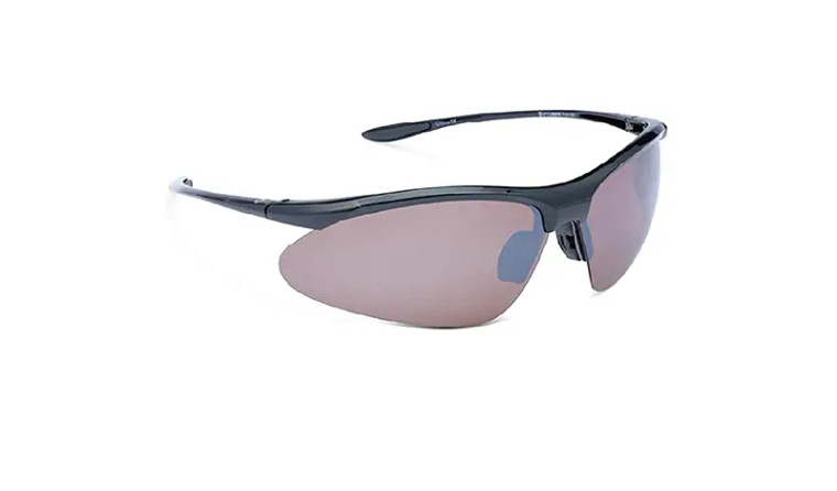 Optic Nerve - Tightrope Polar Sunglass - Shiny Blk/brn Silv Mirro -