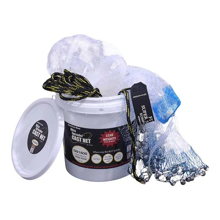 Fi Tec - Gs Ultra Spreader 1500 Cast Net - 8ft 5/8in Mono -