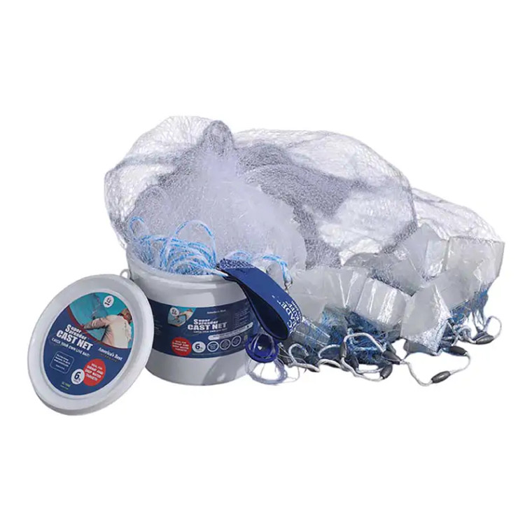 Fi Tec - Ss1000 Tape Mono Cast Net - 7ft 3/8in Clear -