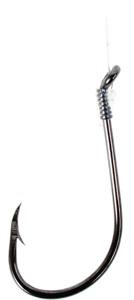 Eagle Claw - Snelled Octopus Hook - Plt Blk 7/0 5pk 18in -