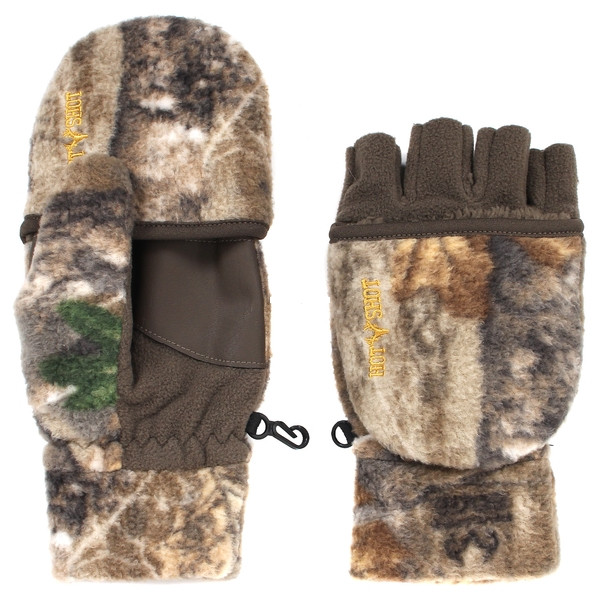 Hot Shot - Fleece Pop-top Mitts - Realtree Apx  Large - B01-ORX-255-L