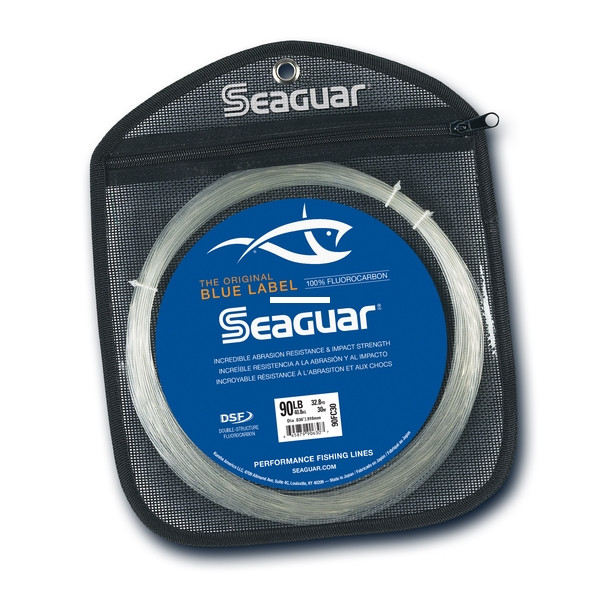 Seaguar - Blue Label Fluoro Leader - Clr 90lb 30 Meter Coil -