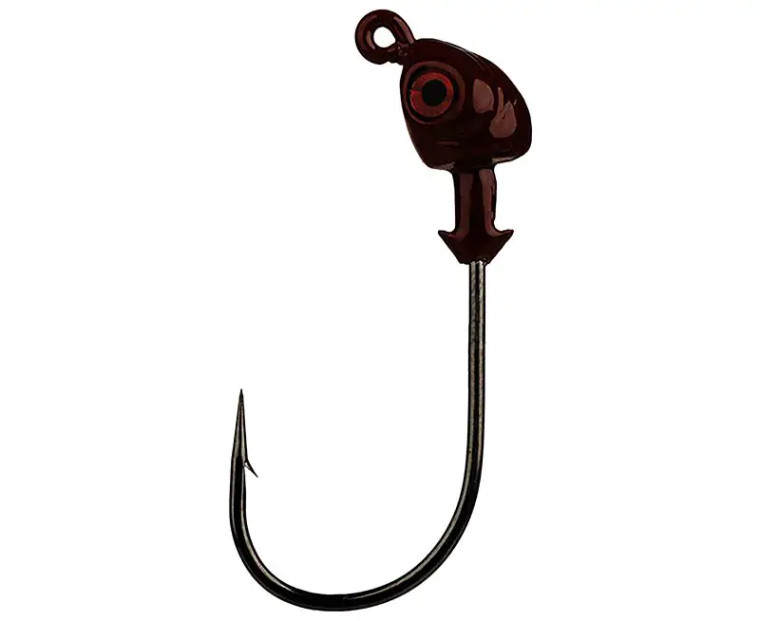 Strike King - Flats Jighead - 1/8oz 3pk Red -