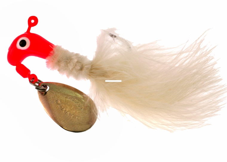 Blakemore - Marabou Road Runner - 1/4oz  Fl Red/wht -