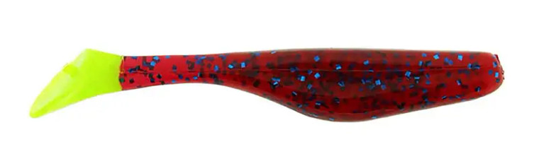 Bass Assassin - Sea Shad - 5in 6bg Plum/chart -