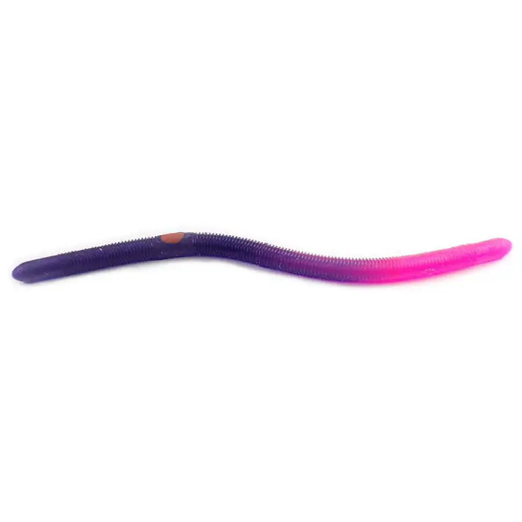 Betts - Two-hook Weedless Worm - 5.5in 12cd Pur/fire -