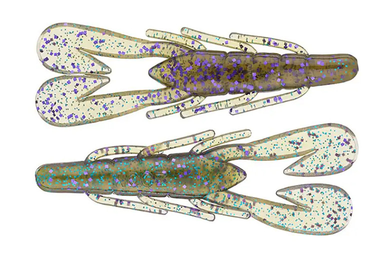 Zoom - Ultra-vibe Speed Craw - 3in 12bg Sprayed Grass -