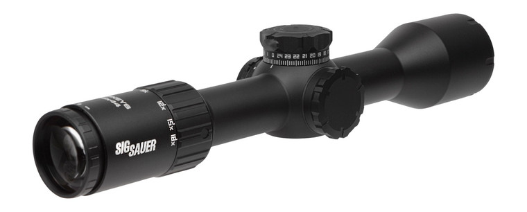 Sig Sauer - Sig Sow63115 Whiskey6 318x44 30mm Ffp Moa Blk