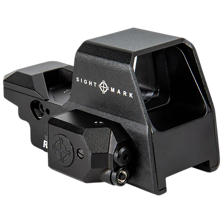 Sightmark SM26033R Ultra Shot RSpec Black 1x 33x24mm Illuminated GreenRed Multi ReticleRed Laser Picatinny Rail Mount