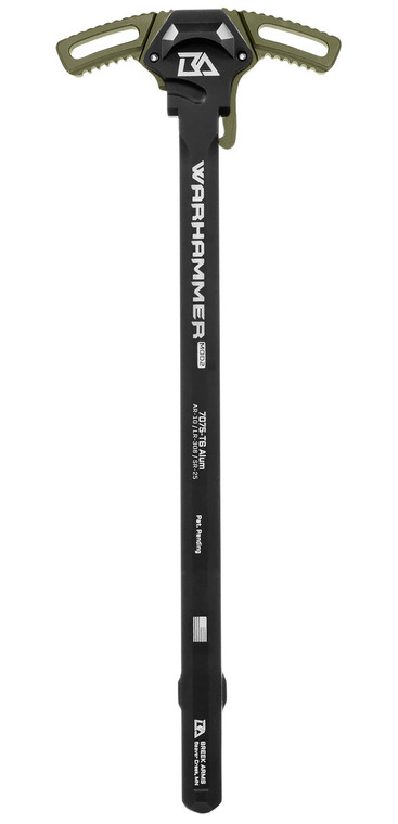 Breek Arms BRK530RGREEN Warhammer Mod2 AR10LR308 OD Green 7075T6 Aluminum Ambidextrous