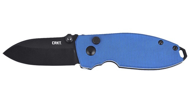 Columbia River - Crkt 2474bdc Squid Button Lock 2.27 Blue