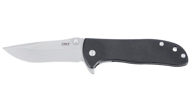Columbia River - Crkt 6450d2c Drifter 2.88 Slvr Blade Blk
