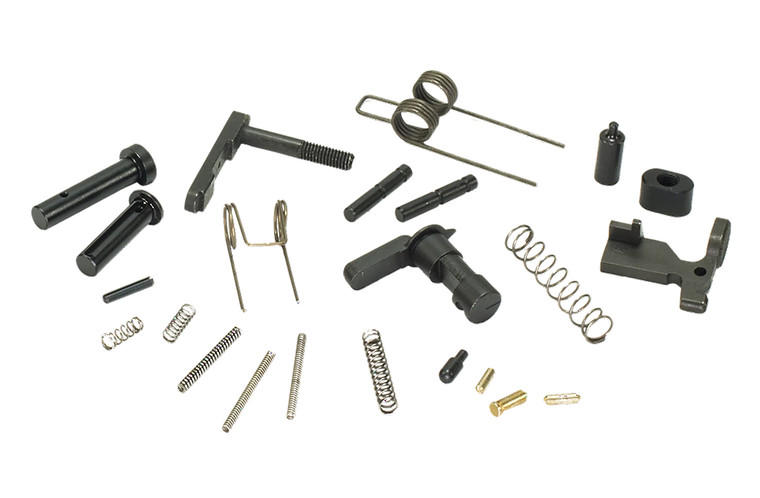 White Label Armory WLALOW101601 Assemblers Special Lower Parts Kit AR15 Black