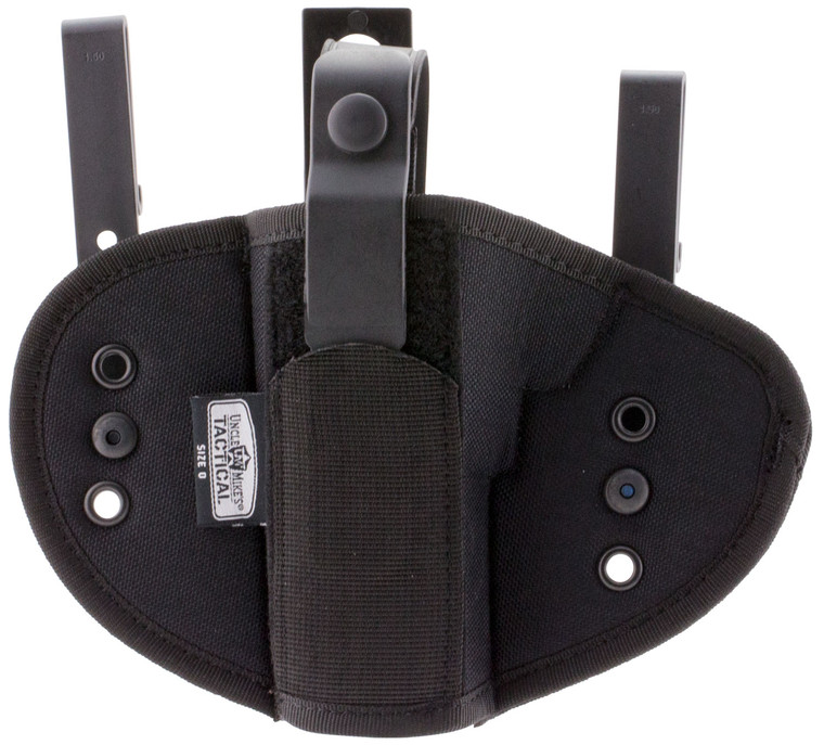 Uncle Mikes 55000 IWB 1.8753 SW J Frame Hammered Revolver Nylon Black