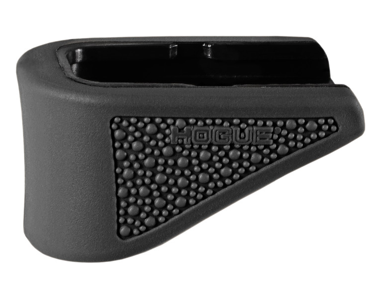 Hogue 18220 Extension Base Pad Fits Glock 42 Compatible w 6rd Magazine Black Overmolded Rubber