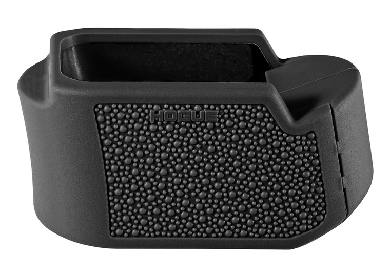 Hogue 18610 Extension Base Pad Fits Glock 19 Compatible w 1015rd Magazines Black Overmolded Rubber