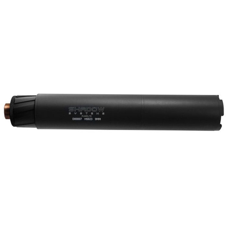 Shadow System HS923 Suppressor 9mm Black w/ 1/2X28 Threaded Piston - SS-9000