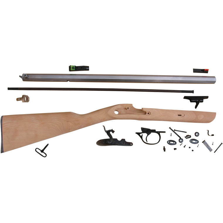 Traditions Deerhunter Percussion Rifle Kit .50 Cal 24 in. White/Raw Hardwood - KRC53008
