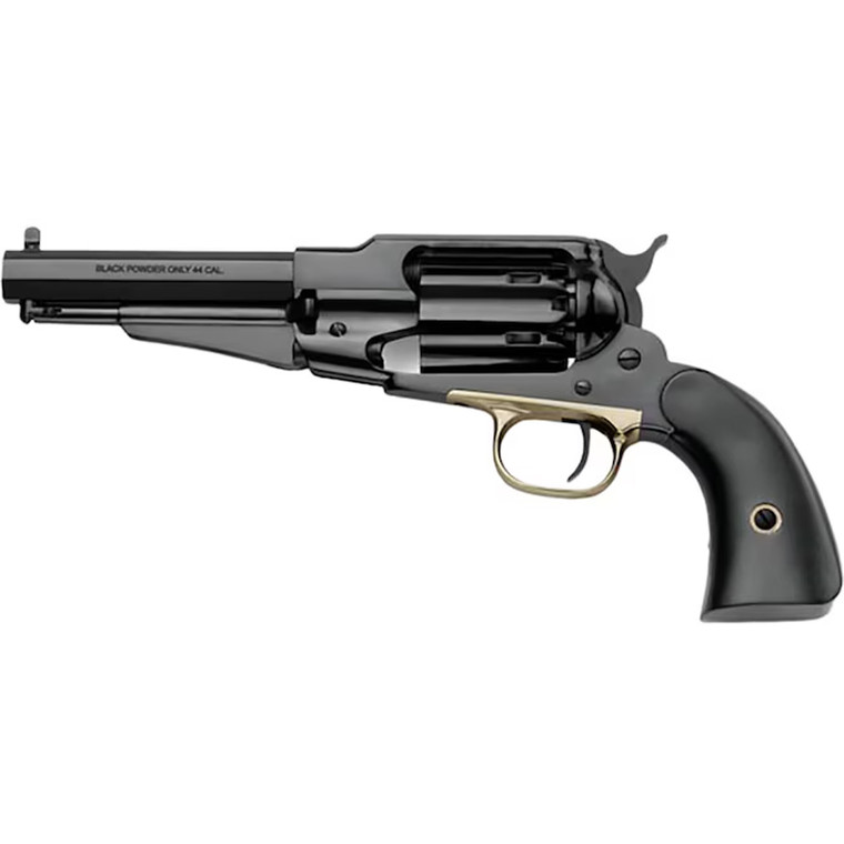 Pietta 1858 Sheriff Blackpowder Revolver .44 Cal 5.5 in. Blued Steel w/BLK Wood Grip 6 rd - PF58ST44512BW