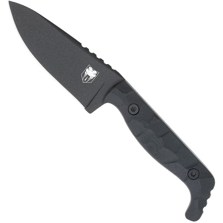 CobraTec Kingpin Knife Fixed Blade Black - CTKPBLK