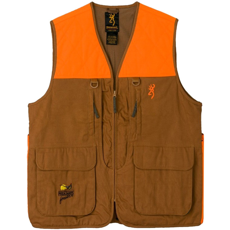 Browning Pheasant Forever Vest No embroidery Med - 3051193202