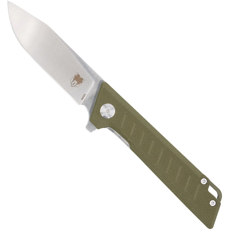 CobraTec Riptide Folder Knife Folding Blade OD Green - CTRTDODG