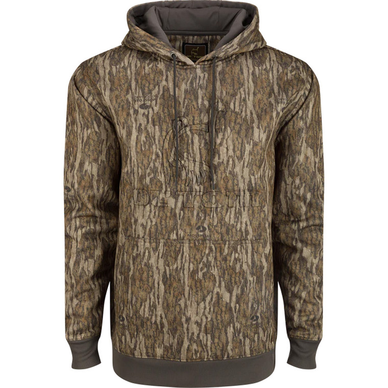 Drake Ol' Tom Back Eddy Hoodie MO Bottomland Large - OT2298-006-3