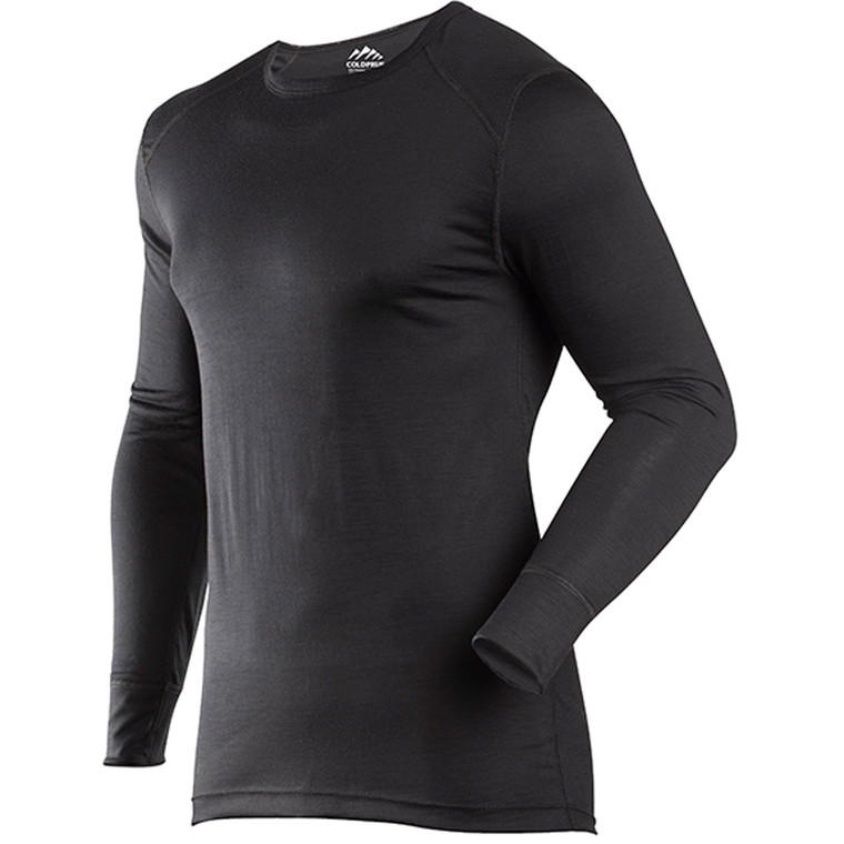 ColdPruf Classic Merino Crew Baselayer Black 2XL - 88A2XBK