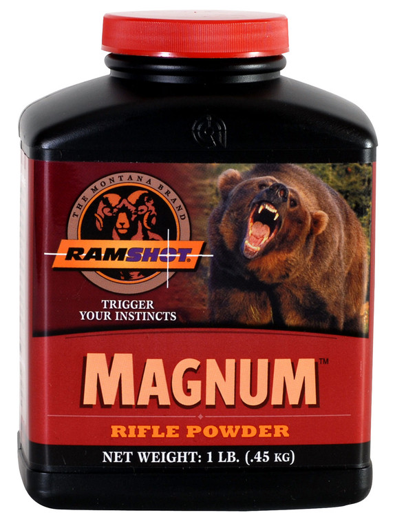 Ramshot Magnum Powder 1 lb. Rifle HAZMAT - MAGNUM1