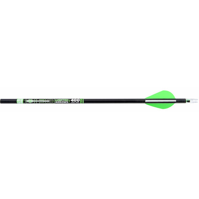 30-06 UFO Lighted Carbon Arrow  Green 30 in. 500 3 pk. - UA500G30-3