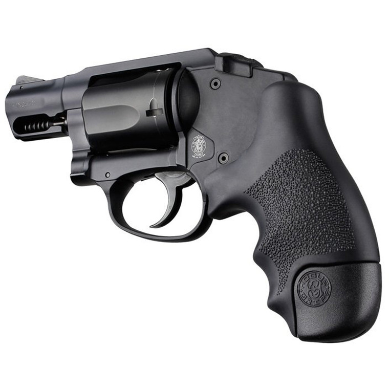 Hogue Overmolded Rubber Tamer Grip S&W J Frame Revolvers Black - 60020