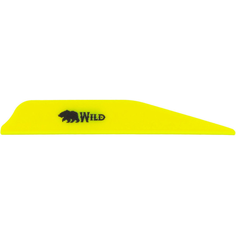 Bohning Wild Vanes 3 in. Neon Yellow 100 pk. - 101082NY3