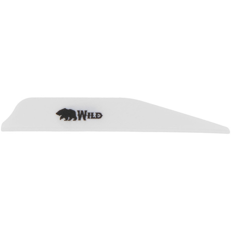 Bohning Wild Vanes 3 in. White 100 pk. - 101082WH3