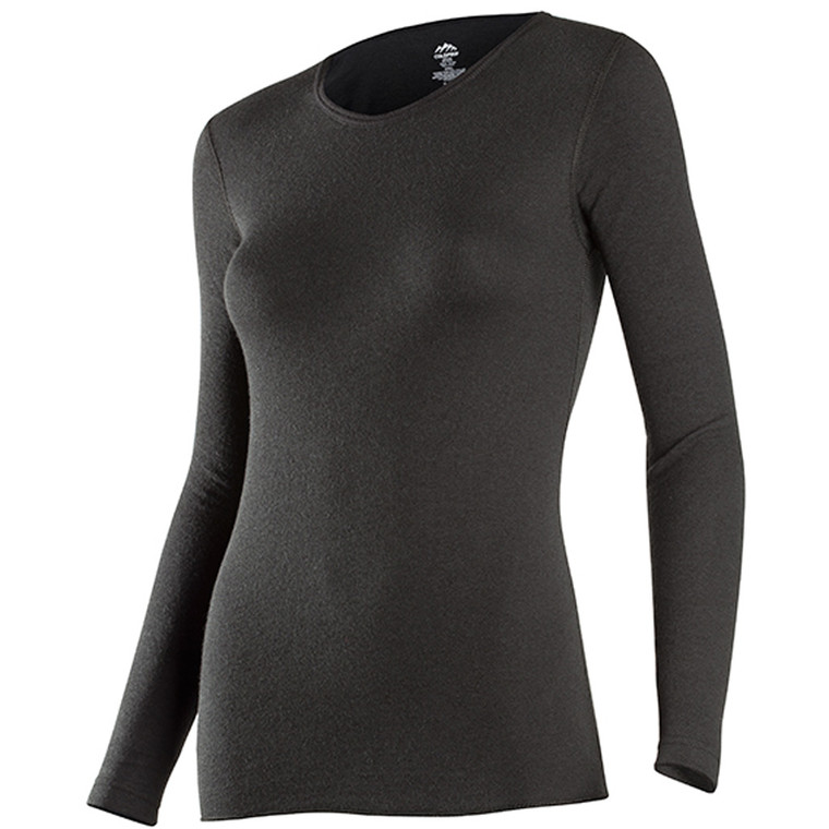 ColdPruf Women's Basic Crew Baselayer Black Large - 50ALGBK