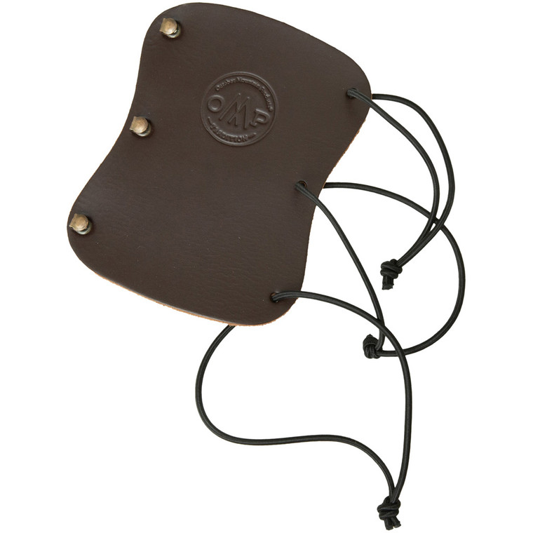 October Mountain Traditional Leather Arm Guard Brown - 1601841